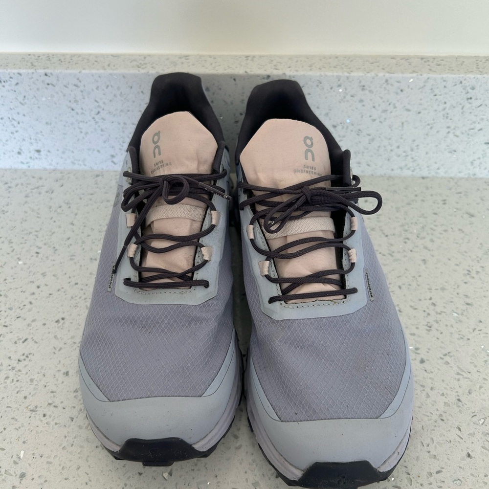 On Running Women’s Black and Gray Athletic Shoes - waterproof